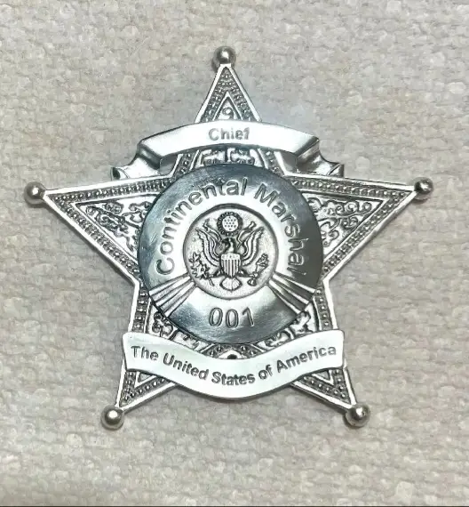 Read more about the article Continental Marshal Badges Silver Stars